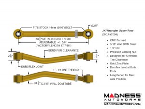Jeep Wrangler JK Suspension Lift Kit - Game Changer - 5.5in - Bolt-on